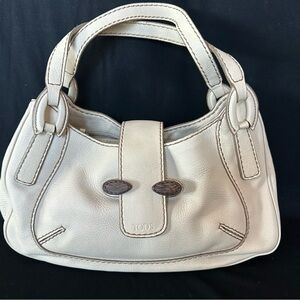 Tod's ivory Leather Shoulder Bag